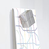 thumbnail of Sigel GL241 Glas-Whiteboard / große Glasmagnettafel Artverum, 55x130 cm, super-weiß