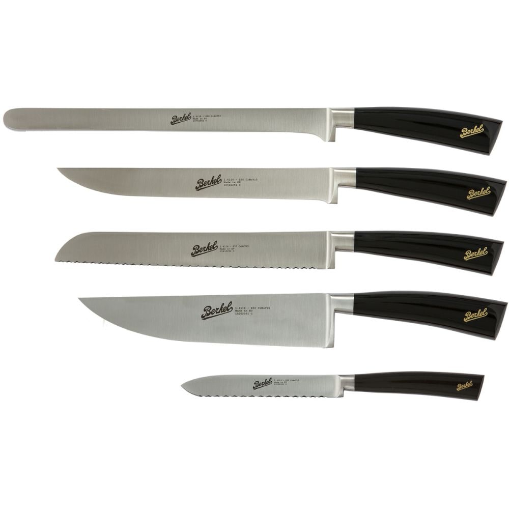 Berkel - Elegance - Set Chef 5 Coltelli - Nero