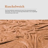 thumbnail of Kuscheldecke 150x200cm "Cashmere Soft-Touch" - Popcorn 150x200cm Caramel
