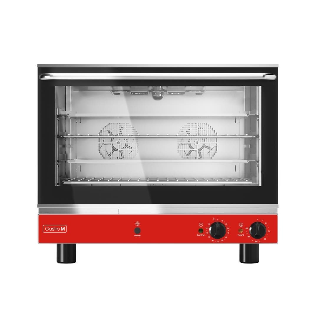 Forno de ar quente | 4 Pisos (EN600x400) | Elétrico | 50°C/300°C | 4.7kW (400V) | Humidificação (manual) | 724x730x598(h)mm.