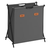 thumbnail of Helloshop26 - Wasmand 115 liter wassorteerder 2-delig opvouwbare X-vormige structuur kledingorganizer met aanpasbare labels 12_0006690