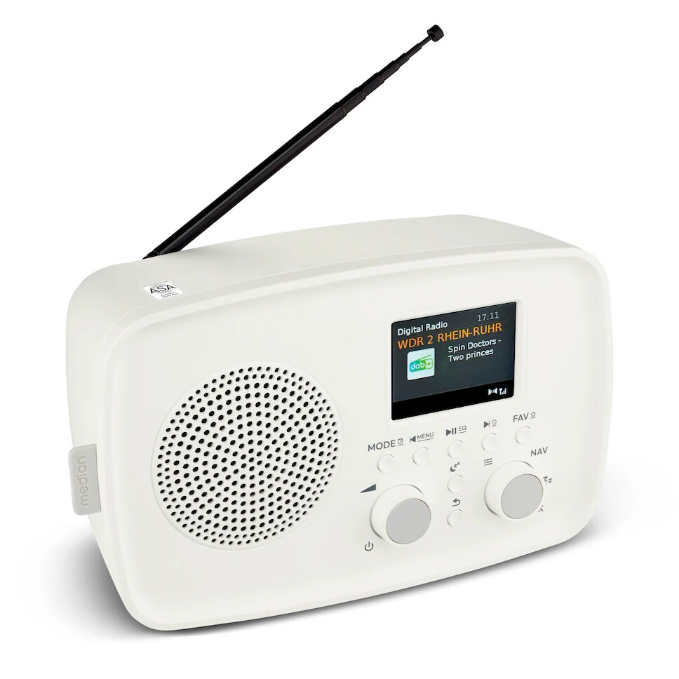 MEDION LIFE DRE-1 DAB+ Radio, Bluetooth, IPX1, Wecker