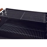 thumbnail of Tarrington House Grelhador a carvão Deluxe, madeira de pinho FSC/ aço, 129 x 49 x 88.5 cm, altura de cozedura ajustável, com rodas, preto