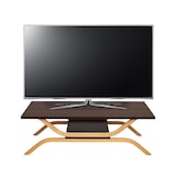 thumbnail of TV-Rack HWC-H38, Fernsehtisch Lowboard TV-Tisch, 35x110x48cm ~ Eiche-Optik