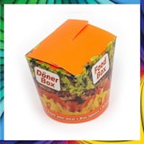 thumbnail of DayBays 500 Stk. Dönerbox 16 OZ 500 ml Papier+PE-beschichtet mit Druck Motiv "Guten Appetit" Rund Rot