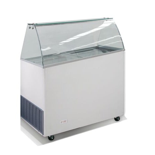 Speiseeisvitrine Eistheke Eisvitrine Eistruhe Verkaufstheke -24/-14°C 355L