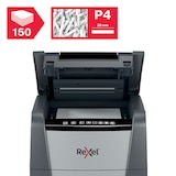 thumbnail of REXEL Optimum Auto Feed+ 150X, Distruggidocumenti Automatico, 150 Fogli, Taglio frammento, Sicurezza P-4, Cestino estraibile da 44L, 2020150XEU
