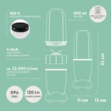 thumbnail of GOURMETmaxx Mr. Magic 4-tlg. in Schwarz/ Silber