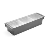 thumbnail of HENDI Zutatenbehälter – 3 Fächer, BarUp, Schwarz, 480x150x(H)100mm