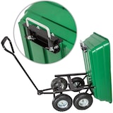 thumbnail of tectake Carrinho de mão com caçamba de plástico basculante máx. 300 kg  Verde