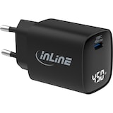 thumbnail of InLine® USB PD Netzteil, GaN Ladegerät, 1-Port, USB-C, 45W, mit Display