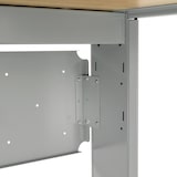 thumbnail of Faldón metálico para mesa de 180cm de la serie METAL de Rocada. color antracita