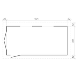 thumbnail of Garaje LP SmartSide M992B – 354 x 604 cm – 21 m²