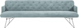 thumbnail of KAWOLA Esszimmerbank CHARME Cord hellblau 246cm