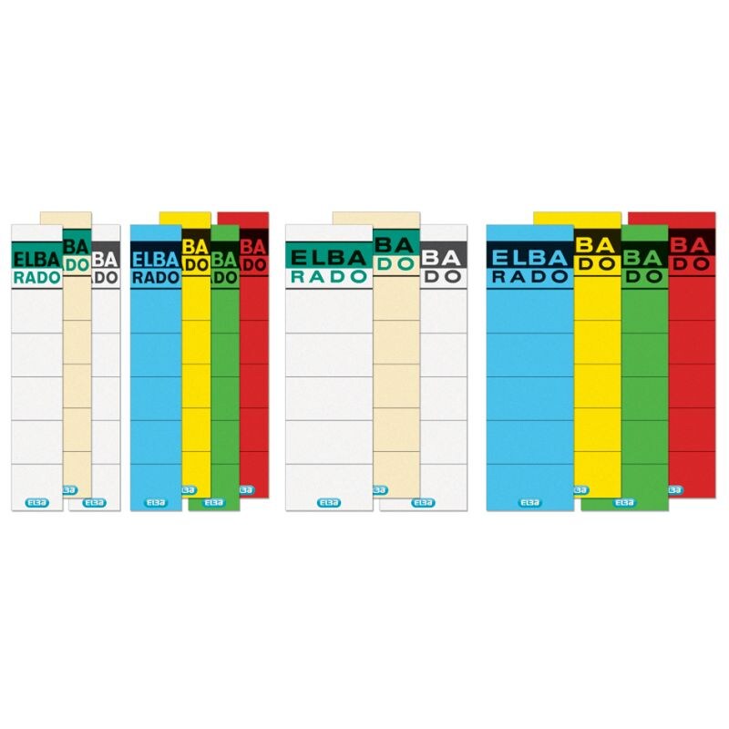 ELBA Ordnerrücken-Etiketten 'ELBA RADO' - kurz/breit, blau