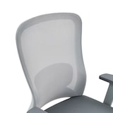 thumbnail of Werkstoel / barkruk TOP WORK 44 W Zitting stof / rugleuning gaas grijs hjh OFFICE