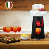 thumbnail of Kit completo Sprizzer Nero in plastica resistente con 12 bicchieri, sacca rossa, 6 vaschette durevoli e tappetino antiscivolo – SPRIZZER