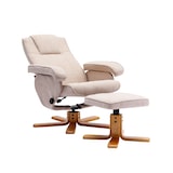 thumbnail of SVITA Charles Relaxsessel Hocker Sessel Beige Fernsehsessel Drehsessel Polyester Beige