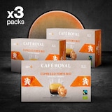 thumbnail of Café en Dosettes - Café Royal Pro | 3 x 50 - Compatibles avec les Machines à café Nespresso®* Professional - Saveur Espresso Forte BIO