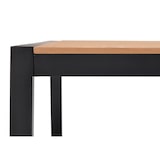 thumbnail of METRO PROFESSIONAL Outdoor-Lounge Ateo 4-tlg., Alu/Eukalyptusholz, 2 Einzelsesseln, 1 3-Sitzer Sofa, 1 Couchtisch, mehrfarbig