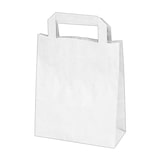 thumbnail of 50x GASTRO Papiertragetaschen 22 x 18 x  8 cm mit EAN-Code weiss