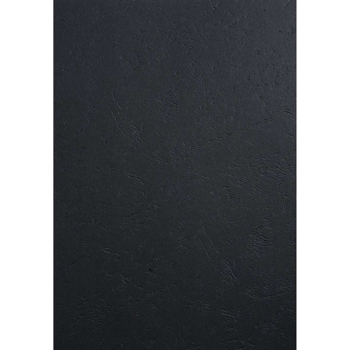 Exacompta 2783C 4x 100er Packung Einbanddeckel, Evercover 270g/qm, Lederprägung, für DIN A4 Format - Schwarz