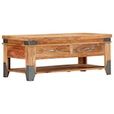 thumbnail of Table basse 110x52x45 cm Bois d'acacia solide Modèle Atlas Master Vintage