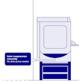 thumbnail of Stalgast Gläserspülmaschine Aqua A3 mit Klarspülmitteldosierpumpe, 2 Spülprogramme, Korbgröße 400x400mm