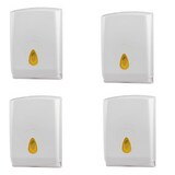 thumbnail of 4 PlastiQline Papierhandtuchspender MIDI - Kunststoff - weiß - Handtuchspender