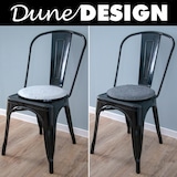 thumbnail of 4 Cojines de Fieltro para Sillas Ø 35x3 Cojín de Asiento Redondo 2-colores Gris