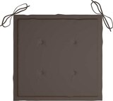 thumbnail of vidaXL 4x Gartenstuhl mit Kissen Holzstuhl Gartensessel Stuhl Stühle Essstuhl Balkonstuhl Terrassenstuhl Gartenmöbel Grau Massivholz Akazie