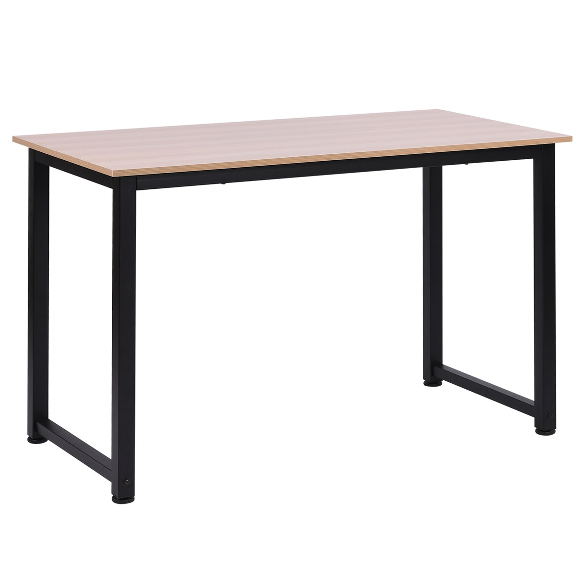 Mesa de Ordenador Escritorio para Hogar Oficina Pies Ajustables 120x60x76cm