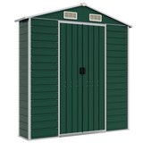thumbnail of Helloshop26 - Abri de jardin cabane cabanon maison de stockage remise extérieur hangar outils robuste 191 x 555 x 198 cm acier 02_0022352