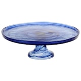 thumbnail of Avet pastelera con pié de vidrio azul diámetro 28 centímetros dk343328kf-azul