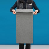 thumbnail of 50L Cesta Ropa Sucia con Tapa - 30x30x60 Cubo Estrecho - Canasta Plegable Gris