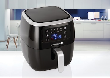Tarrington House Microonde con grill MWD8820G, acciaio inox/vetro, 44 x 34.6 x 25.9 cm, 20 L, 25.5 cm, timer, 800 W, 6 livelli di potenza, 8 programmi, nero/argento