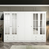 thumbnail of Armario Kale Mebran-4020 blanco 225x190x52 cm
