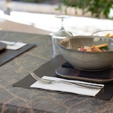 thumbnail of Sets de table en papier gaufré noir 30 x 40 cm par 500