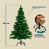 thumbnail of Casaria 150cm Weihnachtsbaum
