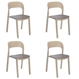 thumbnail of garbar ONA Set 4 Silla Interior, Exterior Arena - Chocolate