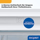 thumbnail of Exquisit Gefrierschrank GS80-031E weiss | Nutzinhalt: 86 L | 4-Sterne-Gefrieren | Türanschlag wechselbar | Standgerät
