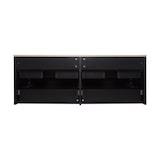 thumbnail of Meuble double vasque 120cm avec plan bois SORRENTO Noir