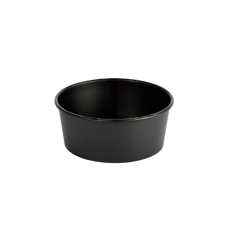 300x DUNI Ronda Bowl Wide+ 1300 ml Schwarz ungeteilt