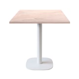 thumbnail of Restootab - Tafel 70x70cm - model Round witte voet bosco eiken
