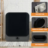 thumbnail of Wäschetrockner 3/4,5 kg mit 830W in Grau, 5 Trocknungsprogrammen und Überhitzungsschutz – platzsparend und energieeffizient für jeden Haushalt