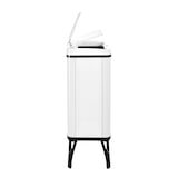 thumbnail of WellHome - Conjunto de 3 Caixotes do lixo Inteligentes 40L cor Branco com Etiquetas Magnéticas 35,5x36x71,5 cm