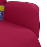 thumbnail of vidaXL Massagesessel mit Fußteil Weinrot Samt