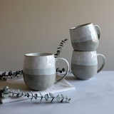 thumbnail of Novastyl - Lot 6 mugs riga vert amande 44cl en grès