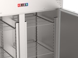 thumbnail of Gasfrit – Kühlschrank mit 2 Türen, Edelstahl, 1480 x 830 x 2010 mm, mit Schloss, 1400 L