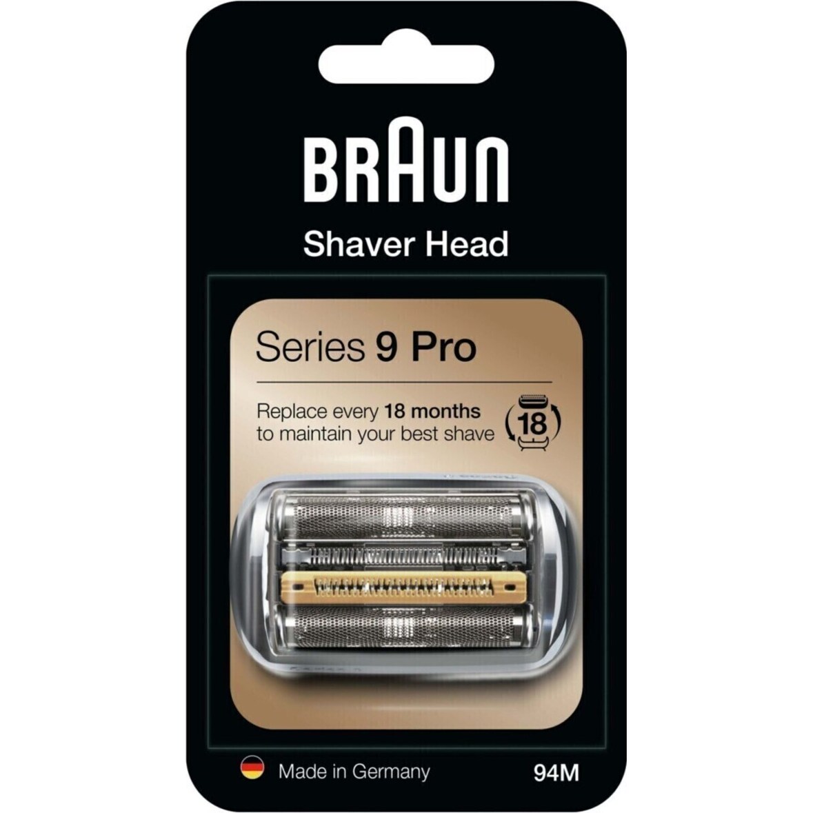 BRAUN Scherkopfkassette Kombipack 94M chrom 394792
